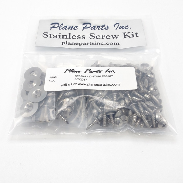 Cessna 120 Stainless Screw Kit/Airframe: PP001
