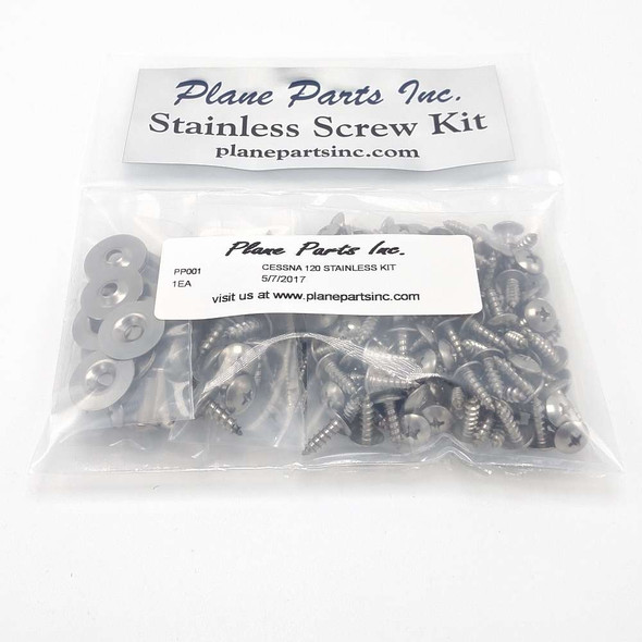 Cessna 120 Stainless Screw Kit/Airframe PP001