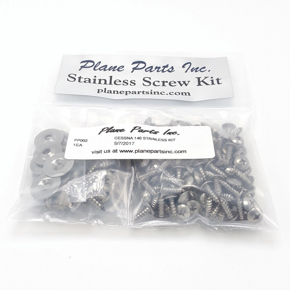 Cessna 140 Stainless Screw Kit/Airframe: PP002