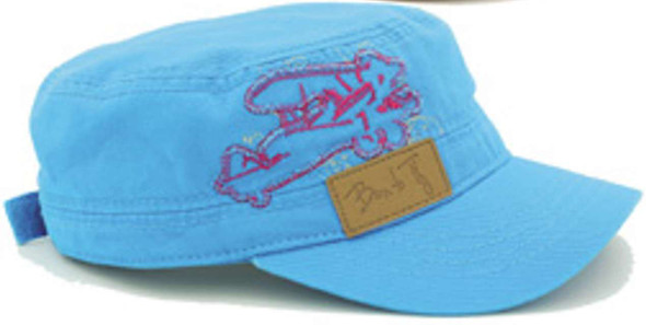 Ladies Bi-plane cap HTB-LBP-blue