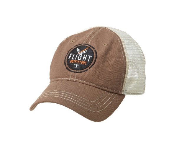 Flight Outfitters BROWN TRUCKER HAT FO-MBH300-BR