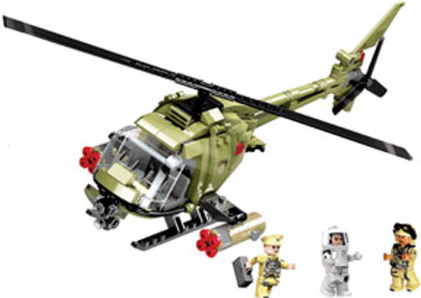 Lite Hawk Helicopter Building Blocks: BB-LHH