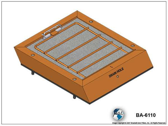 Brackett Air Filter Complete Assembly BA6110 BA-6110