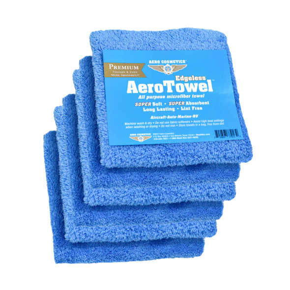 Aero Cosmetics Microfiber Premium Aero Towels 6 Pack: ATP6