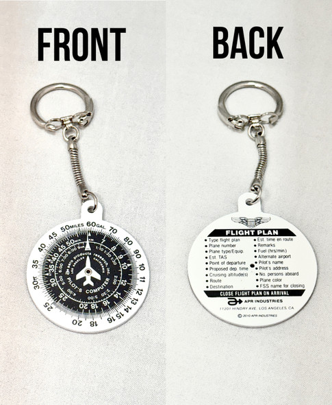 Pilot's KeyChain Computer Time/Speed/Distance KEYCHAIN: E6BKC