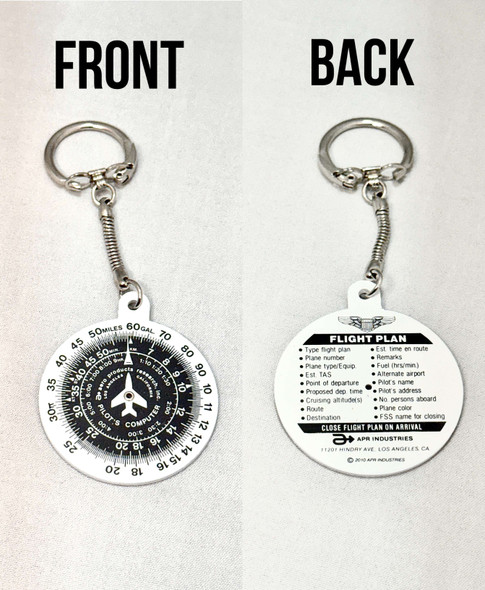 Pilot's KeyChain Computer Time/Speed/Distance KEYCHAIN E6BKC
