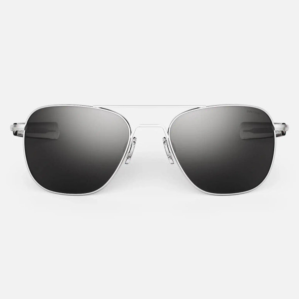 Randolph Aviator - Matte Chrome & American Gray AF035