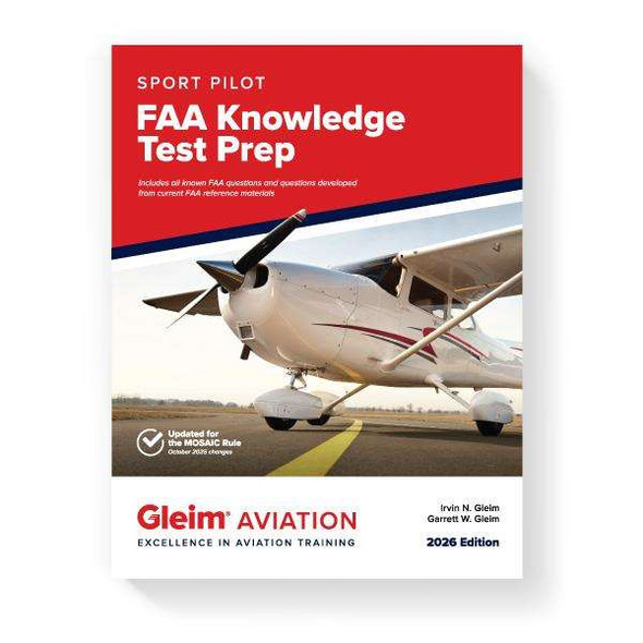 Gleim 2026 Sport Pilot Knowledge Test G-SPKT-26