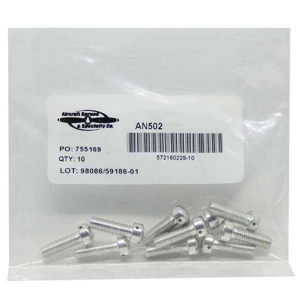 Phillister Head Screw AN502-10-10 AN502-10-10
