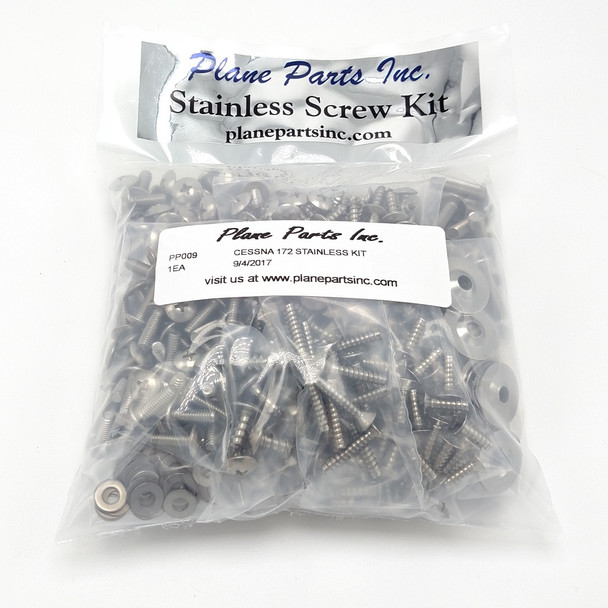 Cessna 172 Stainless Screw Kit/Airframe: PP009