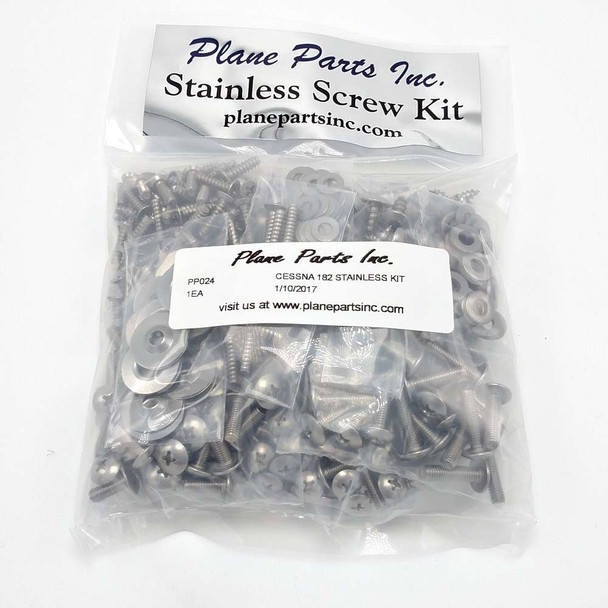 Cessna 180/182/185 Stainless Screw Kit/Airframe PP024