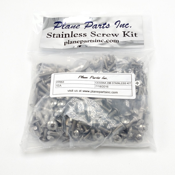 Cessna 206 Stainless Screw Kit/Airframe