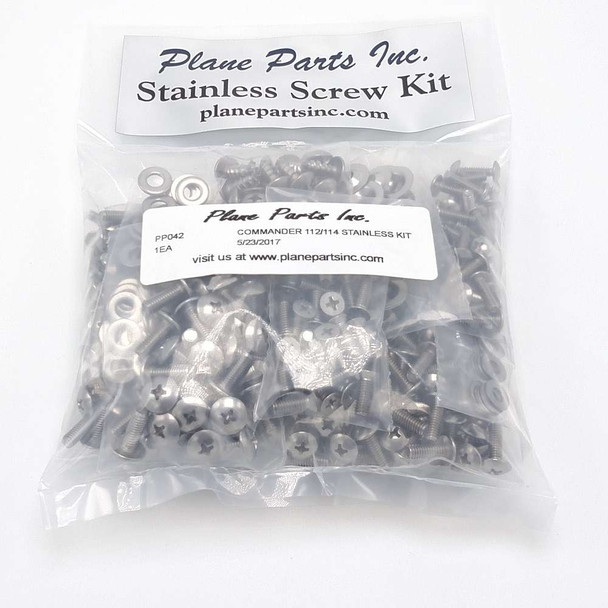 Commander 112/114 StainlessScrewKit/Airframe PP042