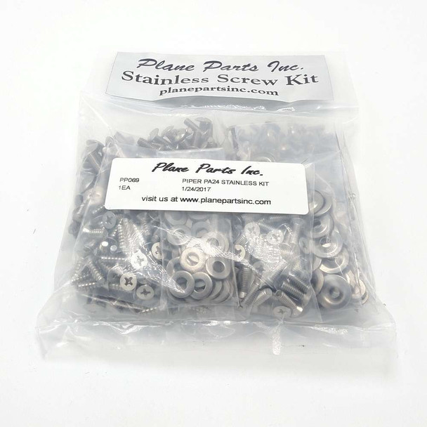 Piper PA24 Comanche Stainless Screw Kit/Airframe pp069