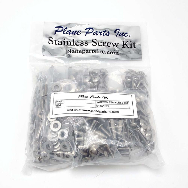 Piper PA28 Arrow (Fat Wing) Stainless Screw Kit/Airframe pp071