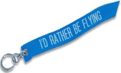 I'd rather be Flying Keychain KCIR