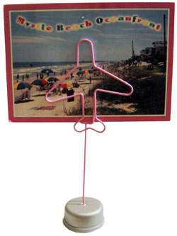 Pink Airplane Clip Stand pinkclipstand
