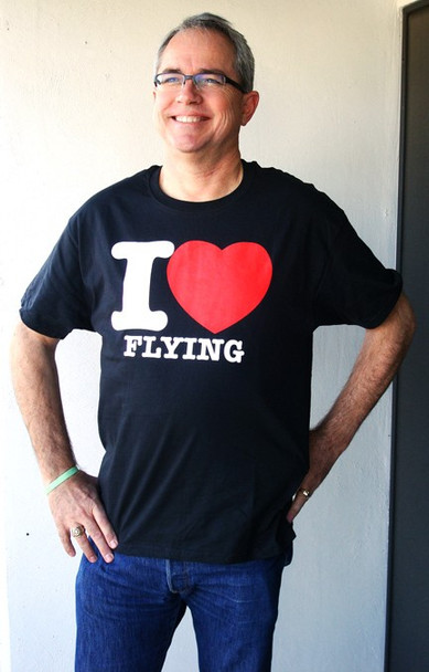 I Love Flying T-Shirt: SHIRT-ILF/
