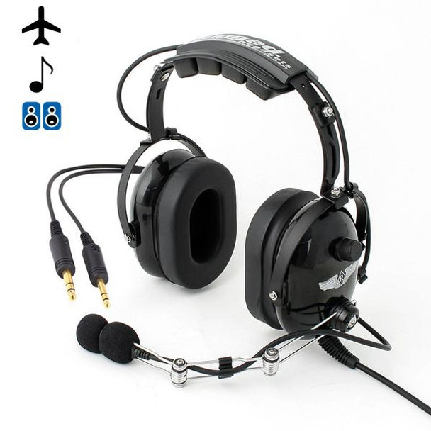 Stereo Aviation Headset 
(RA454)-SkySupplyUSA