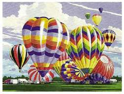 Hot Air Balloon Paint By Number CR-PNBL