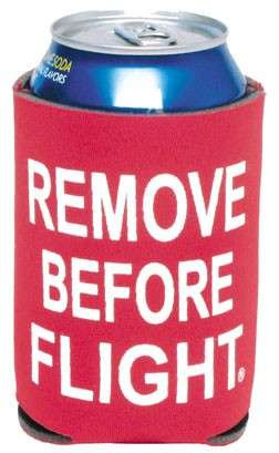 Remove Before Flight Can Koozie RM-CC
