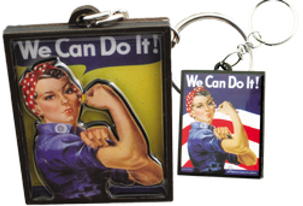 Born 2D Rosie The Riveter Epoxy Key Chain
KC-ERR