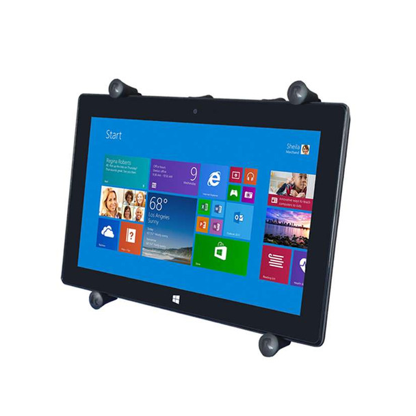RAM Universal X-Grip Cradle with Round Base Adapter for 10" Large Tablets RAM-B-202-UN9U