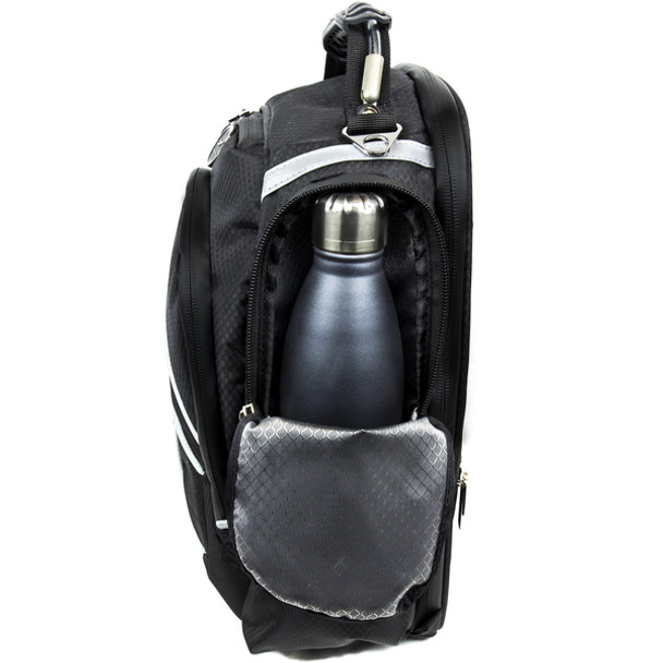 MyGoFlight PLC Sport bag - side water bottle view
