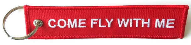 Come Fly With Me (Embroidered) Keychain KCE-COME FLY