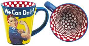 Rosie The Riveter Polka Dot Mug RR-MUG