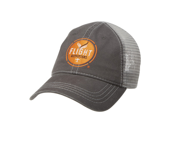 Flight Outfitters Grey Trucker Hat 
(FO-MBH300-GY)-SkySupplyUSA