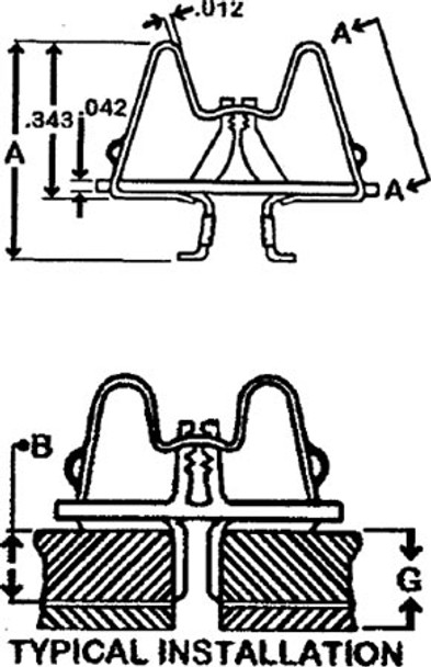 MS33737-15C Dimensions - SkySupplyUSA