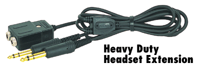 Avcomm Heavy Duty Headset Extension 5 ft. P2009-5
