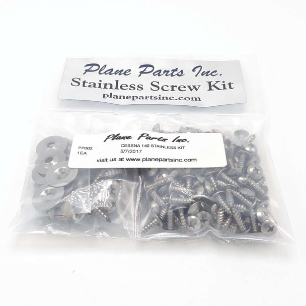 Cessna 140 Stainless Screw Kit/Airframe PP002
