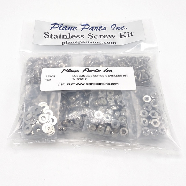 Luscumbe 8 Series Stainless Screw Kit/Airframe: PP087