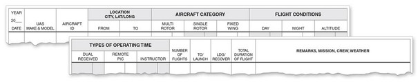 ASA Softcover Drone Logbook ASA-SP-DRONE