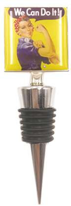 Rosie the Riveter Bottle Stop AN-RRBS