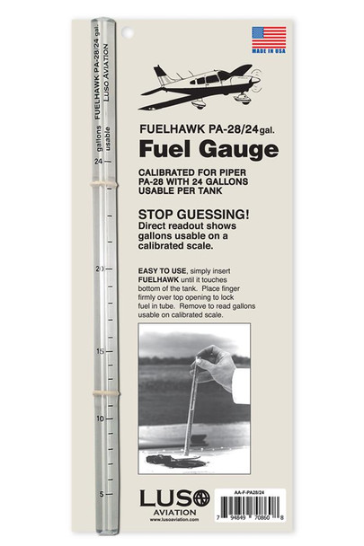 Fuelhawk Gauge PA-28/24: FUEL-PA28/24