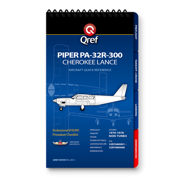 Qref Piper Lance Multi-Page Checklist 
PA-LAN-1
SkySupplyUSA.com