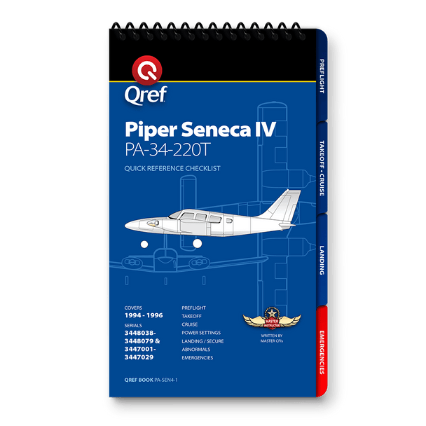 Qref Piper Seneca IV Multi-Page Checklist
PA-SEN4-1
SkySupplyUSA.com