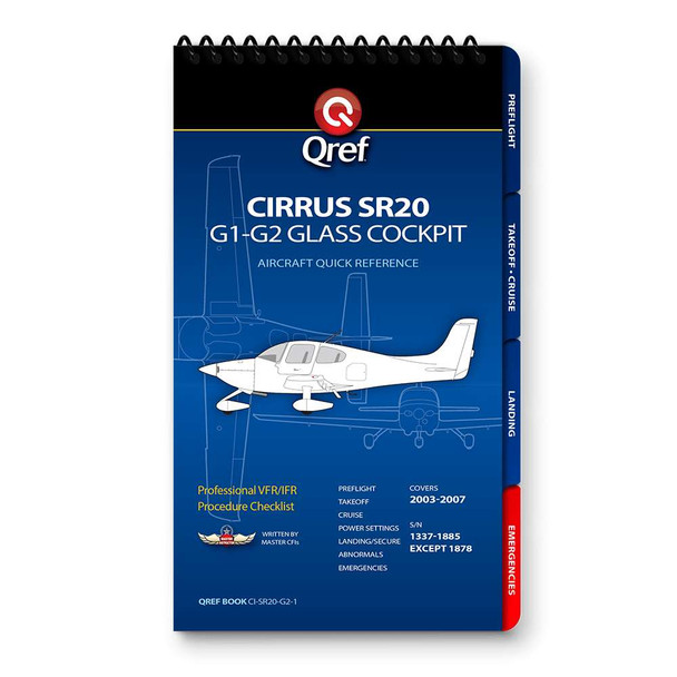 Qref Cirrus SR20 G1-G2 Multi-Page Checklist CI-SR20-G2-1