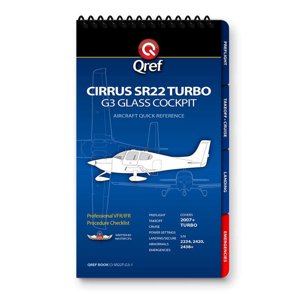Qref Cirrus SR22 G3 Turbo Multi-Page Checklist CI-SR22T-G3-1