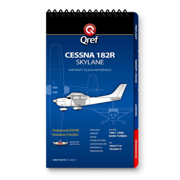 Qref Cessna 182R Skylane Multi-Page Checklist CE-182R-1