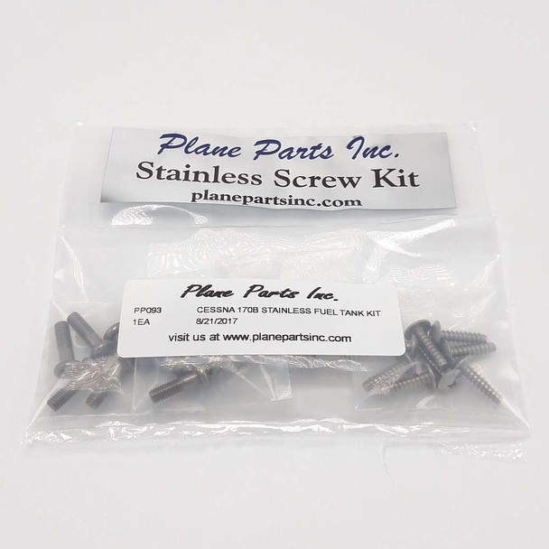 Cessna 170B Stainless Fuel Tank Flange Kit PP093