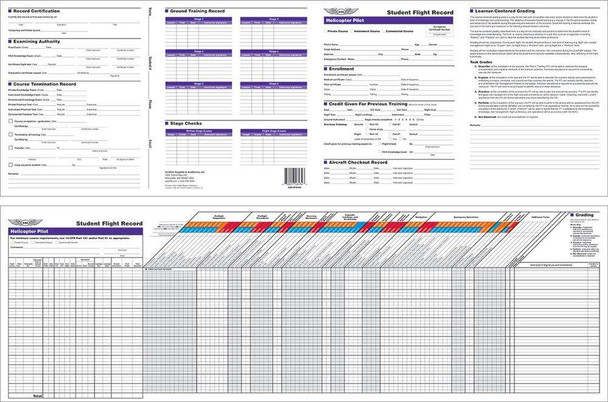 ASA Student Flight Record - Helicopter ASA-SFR-H4