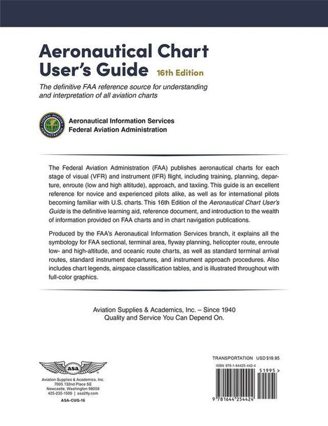 ASA Aeronautical Chart User's Guide, Sixteenth Edition ASA-CUG-16