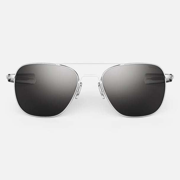 Randolph Aviator - Matte Chrome & American Gray: AF035