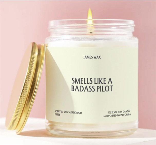 Candle - "Smells Like a Bad@** Pilot": CANDLE-BAP