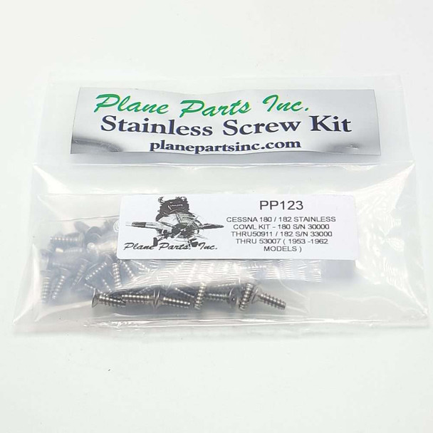 Cessna 180 / 182 Stainless Cowl Kit PP-123