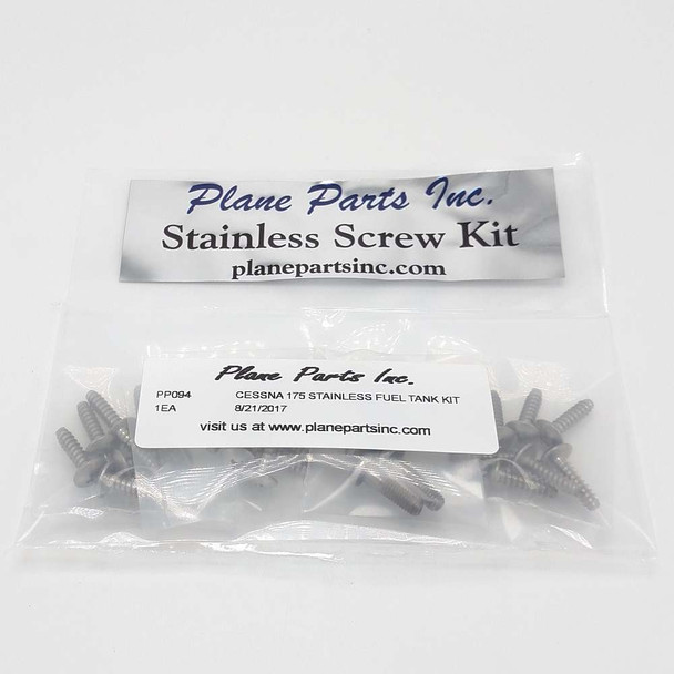 Cessna 175 stainless Fuel Tank Flange Kit PP094